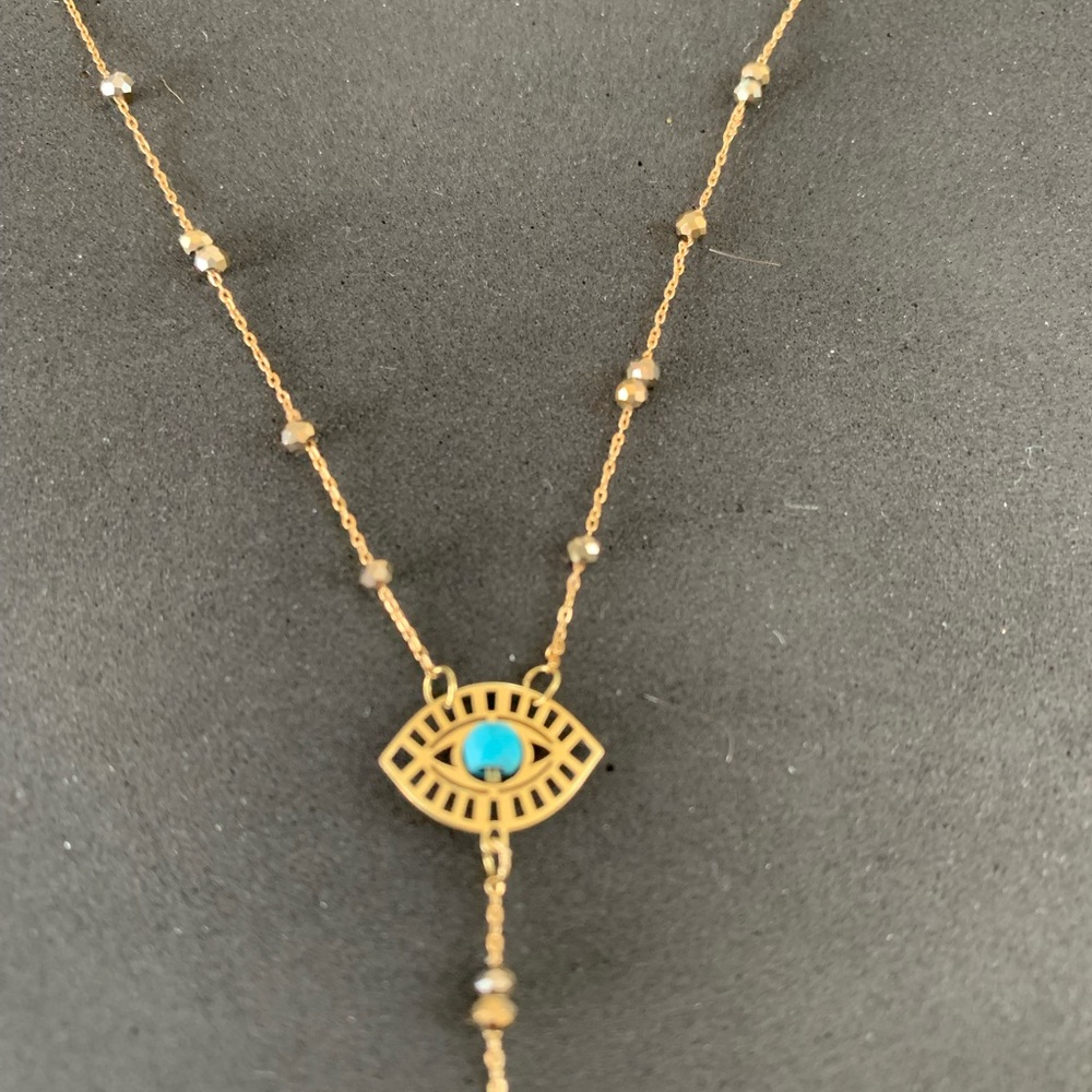 18k solid gold necklace. - Picture 3 of 7